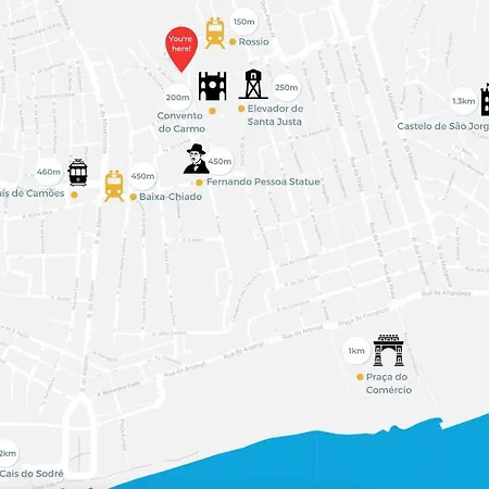 Apartamento @ Largo Do Carmo Lisboa